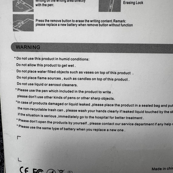 NEW. 6.5" LCD Writing Tablet New Battery Eco Friendly New in Box - Picture 7 of 7